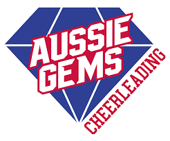 Aussie Gems Cheerleading logo